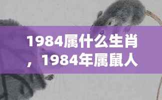 1984年属鼠人的命运运势,机遇与挑战并存