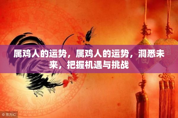 属鸡人的未来运势展望,洞悉机遇与挑战,把握命运之舵