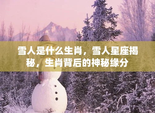 揭秘雪人星座与生肖的神秘缘分,生肖揭晓与星座探索