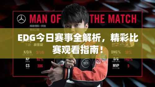 EDG今日赛事全解析,精彩比赛观看指南!